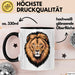 Löwe Sternzeichen Löwe Tasse Geschenk Lustige Geschenkidee Spruch Schwarz Trendation
