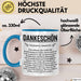 Lehrer Wertschätzung Danke Tasse Geschenk Lustige Geschenkidee Spruch Dankeschön Blau Trendation