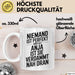 Anja Tasse Geschenk Niemand Ist Perfekt Anja Verdammt Nah Dran Geschenkidee Weiß Trendation