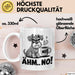 Hund Tierliebhaber Tasse Geschenk Lustige Geschenkidee Spruch Ähm Nö Weiß Trendation