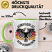 Deutscher Adler Vogel Tasse Geschenk Lustige Geschenkidee Spruch Heimat Liebheit Ist Kein Verbrechen Deutschland Eagle Grün Trendation