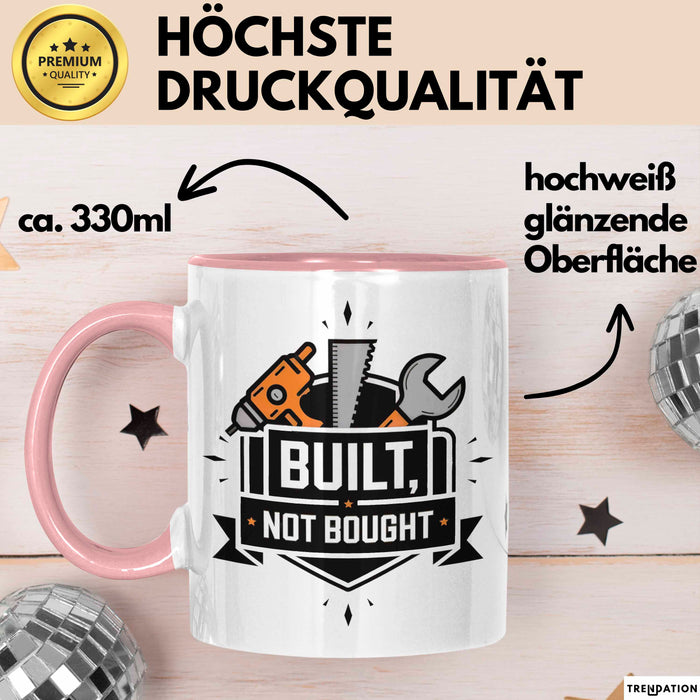 DIY Fan Tasse Geschenk Lustige Geschenkidee Spruch Für Heimprojekt Liebhaber Rosa Trendation