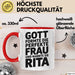 Rita Tasse Geschenk Gott Formte Die Perfekte Frau Rita Geschenkidee Rot Trendation