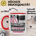 Kauffrau für Büromanagement Ausbildung Start Geschenk Tasse Ich Bin Kauffrau für Büromanagement In Der Ausbildung Ich Darf Das Kaffee-Becher Geschenkidee Rot Trendation