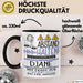 DJane Tasse Geschenk Lustig Abstand Halten Hochleistungs-DJane Mit Drang Zur Perfektion Bei Der Arbeit Trendation