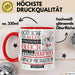 Hiphop-Produzentin Geschenk Becher Tasse Gott Schuf Alle Menschen Gleich Nur Die Besten Durfeten Hiphop-Produzentin Werden Geschenkidee Lustig Rot Trendation