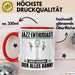 Jazz-Enthusiast Tasse Geschenk für Jazz-Enthusiast Der Mann Der Alles Kann Geschenkidee zum Geburtstag Rot Trendation