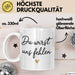 Büroarbeit Kollege Abschied Tasse Geschenk Lustige Geschenkidee Spruch Du Wirst Uns Fehlen Weiß Trendation