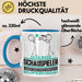 Schauspieler Geschenk Tasse Ich Bin Schauspieler Aber Sag Doch Einfach Superheld Lustige Geschenkdiee für Schauspieler Kaffee-Becher Blau Trendation