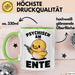 Quietscheente Tier Tasse Geschenk Lustige Geschenkidee Spruch Psychisch Am Ente Grün Trendation