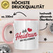 Heidrun Tasse Geschenk Ich Bin Vollkommen Heidrun Geschenkidee Geburtstag Rosa Trendation