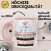 Eishockeyspielerin Weil Es Keinen Schöneren Beruf Gibt Tasse Geschenk für Eine Eishockeyspielerin Lustig Rosa Trendation