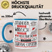 Survival-Expertin Tasse Lustiges Geschenk Studieren Kann Wirklich Jeder Nur Die Besten Werden Survival-Expertin Blau Trendation