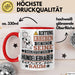 Hundeliebhaber Geschenk Tasse Lustiger Spruch Erheben Sie Sich Der Hundeliebhaber Betritt den Raum Rot Trendation