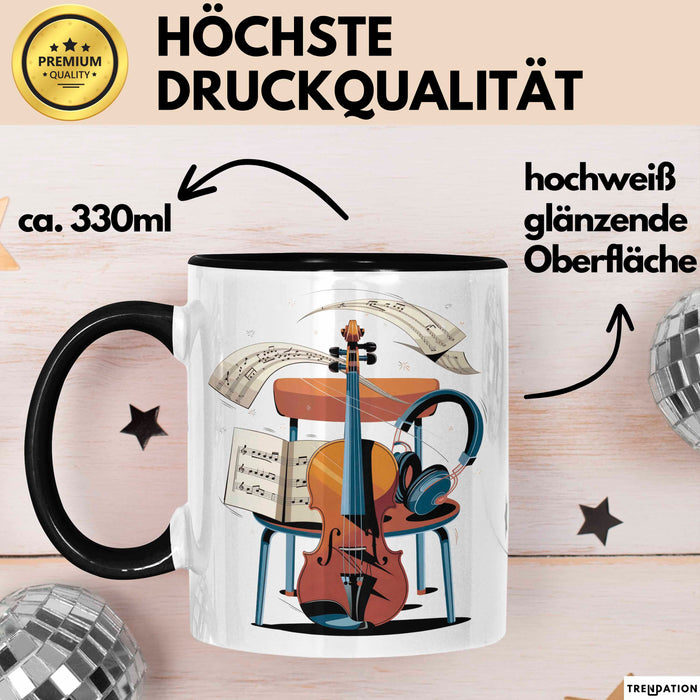 Musikstudent Tasse Geschenk Lustige Geschenkidee Spruch Für Übungs Krieger Trendation