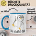 Mut Lustige Tasse Geschenk Süßer Pinguin Design Kaffeebecher Blau Trendation