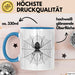 Spinne Vogelspinne Tier Tasse Geschenk Lustige Geschenkidee Spruch Blau Trendation