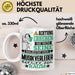 Musikverleger Geschenk Tasse Lustiger Spruch Erheben Sie Sich Der Musikverleger Betritt den Raum Weiß Trendation