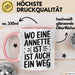 Annette Tasse Geschenk Wo Eine Annette Ist Ist Auch Ein Weg Geschenkidee Becher mit Name Rosa Trendation