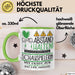 Schauspielerin Tasse Geschenk Lustig Abstand Halten Hochleistungs-Schauspielerin Mit Drang Zur Perfektion Bei Der Arbeit Grün Trendation