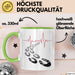Läufer Tasse Geschenkidee für Marathonliebhaber Grün Trendation