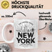 New York City USA Tasse Geschenk Lustige Geschenkidee Spruch Weiß Trendation