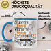 Paddelboard-Lehrerin Tasse Lustiges Geschenk Studieren Kann Wirklich Jeder Nur Die Besten Werden Paddelboard-Lehrerin Blau Trendation