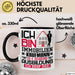 Immobilienkaufmann Ausbildung Tasse Geschenk Ich Bin Immobilienkaufmann In Der Ausbildung Ich Darf Das Geschenkidee Spruch Schwarz Trendation
