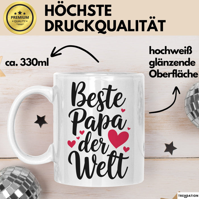 Papa Tasse Geschenk Bester Papa Der Welt Geschenkidee Vatertag Geburtstag