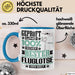 Fluglotse Geschenk Lustiger Spruch für Fluglotse Geschenkidee Bester Fluglotse Der Welt Blau Trendation
