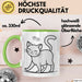 Katzen Tierliebhaber Tasse Geschenk Lustige Geschenkidee Spruch Grün Trendation