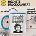 Sarkastischer Sarkasmus Tasse Geschenk Lustige Geschenkidee Spruch Tun Wir Einfach So Als Hättest Du Es Rechtzeitig Bekommen Blau Trendation