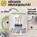 Geschenk für Haustier-Modedesignerin Tasse Lustige Geschenkidee Geburtstag Ich Bin Haustier-Modedesignerin Ich Darf Das Grün Trendation