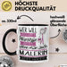 Malerin Tasse Geschenk Spruch Wer Will Schon Prinzessin Sein Wenn Man Auch Malerin Sein Kann Trendation