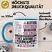 Klassikliebhaber Geschenk Tasse Lustiger Spruch Erheben Sie Sich Der Klassikliebhaber Betritt den Raum Blau Trendation