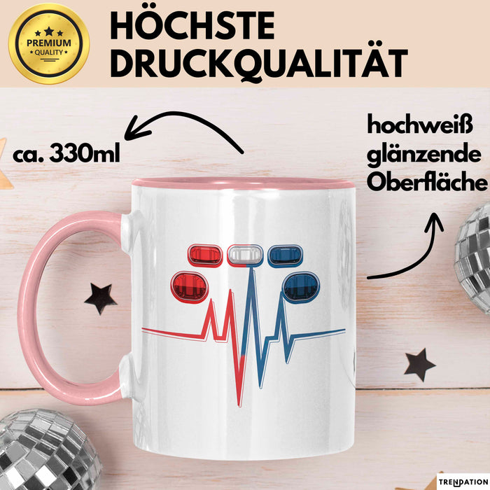 Sanitäter Tasse Geschenkidee Notfallmediziner Geschenkidee Lustig Rosa Trendation