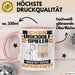 Discgolf-Spieler Tasse Geschenk für Discgolf-Spieler Geburtstag Lustiger Spruch Kaffee-Becher Was Ist Deine Superkraft Rosa Trendation