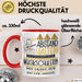 Musikschülerin Tasse Geschenk Lustig Abstand Halten Hochleistungs-Musikschülerin Mit Drang Zur Perfektion Bei Der Arbeit Rot Trendation