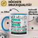Vogelrescuerin Tasse Geschenk Spruch Wer Will Schon Prinzessin Sein Wenn Man Auch Vogelrescuerin Sein Kann Blau Trendation