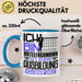 Hotelfachmann Ausbildung Tasse Geschenk Ich Bin Hotelfachmann In Der Ausbildung Ich Darf Das Geschenkidee Spruch Blau Trendation