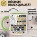 Squash-Spieler Geschenk Tasse Lustiger Spruch Erheben Sie Sich Der Squash-Spieler Betritt den Raum Grün Trendation