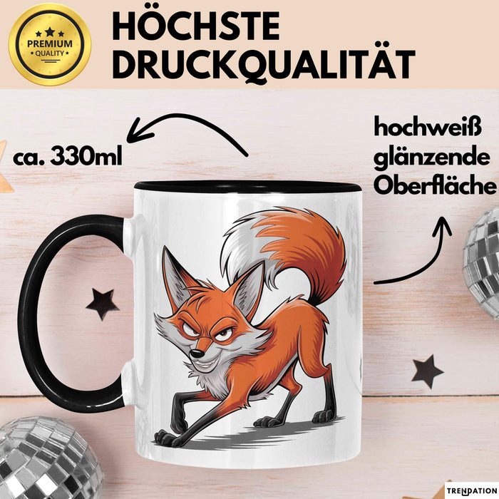 Fuchs Liebhaber Tasse Geschenkidee Schlauer Tierfan Geschenkidee Lustig Trendation