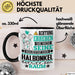 Halbonkel Geschenk Tasse Lustiger Spruch Erheben Sie Sich Der Halbonkel Betritt den Raum Schwarz Trendation