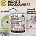 Plattenproduzentin Tasse Geschenk Spruch Wer Will Schon Prinzessin Sein Wenn Man Auch Plattenproduzentin Sein Kann Grün Trendation
