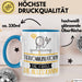 Tierkommunikatorin Geschenk Tasse Becher Die Frau Die Allen Kann Geschenkidee für eine Tierkommunikatorin Lustig Blau Trendation
