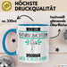 Naturbeobachterin Tasse Geschenk Ich Bin Naturbeobachterin Warum Weil Ich Es Kann Geschenkidee Geburtstag Blau Trendation