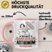 Astronom Geschenk Tasse So Gut Kann Nur Ein Astronom Aussehen Geschenkidee Kaffee-Becher Rosa Trendation