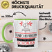 Trampolinspringerin Weil Es Keinen Schöneren Beruf Gibt Tasse Geschenk für Eine Trampolinspringerin Lustig Grün Trendation