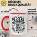 Elke Tasse Geschenk Perfekt Sein Kann Jeder Geschenkidee Geburtstag Rot Trendation