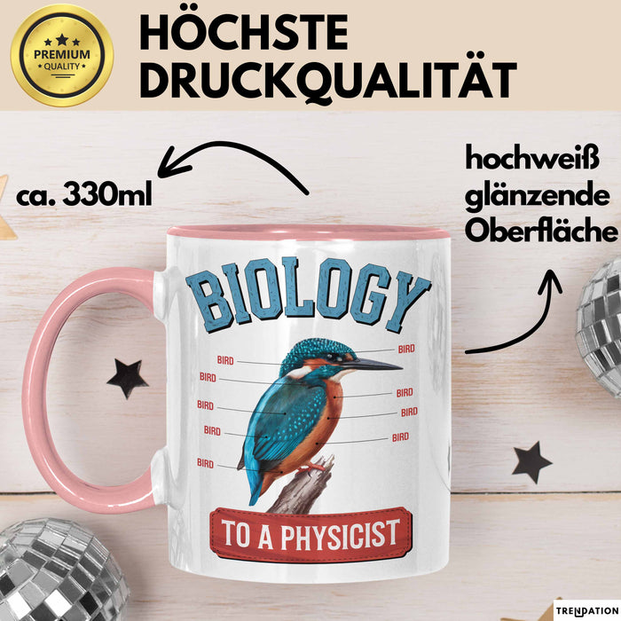 Physiker Tasse Geschenk Biologie Für Einen Physiker Rosa Trendation